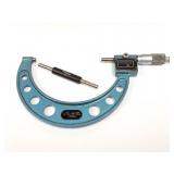 MITUTOYO DIGITAL MICROMETER WITH WOODEN CASE- 5-6