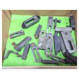 Assorted industrial machinist hold-down clamps