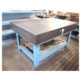 GRANITE SURFACE PLATE TABLE- 4 FOOT BY 6 FOOT- 9