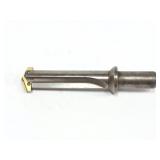 Indexable insert drill with carbide ends