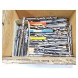DRILLBITS- REAMS- TAPS- CONTENTS OF BOX