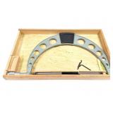 11- 12 INCH PRECISION MICROMETER- MADE IN POLAND-
