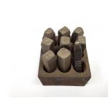 1/4 AND 1/2" - NUMBER STAMPS- METAL
