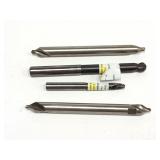 Double-ended center drills and countersinks