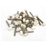 White abrasive mounted wheels
