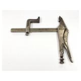 WIDE JAW ADJUSTABLE CLAMPING PLIERS-