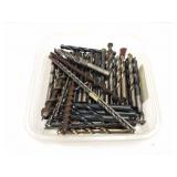 DRILL BITS- SOME NEW- CONTENTS OF TUB