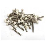 Cylindrical rotary tool points