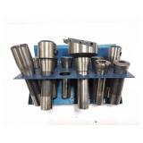 COLLETS AND CUTTER- IN METAL STORAGE HOLDER