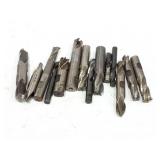 Assorted end mills, reamers and more