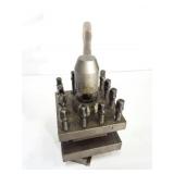 4 WAY SQUARE INDEXABLE LATHE TOOL POST-  TURRET