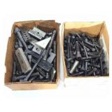 STEEL STEP BLOCKS- HOLD DOWN CLAMPS- STRAPS- AND