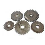 Assorted side milling cutters