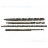 4- Twist drill bits with tapered shanks