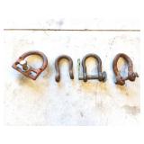 3 CLEVIS'S AND A TRACTOR LOOP