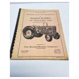 MASSEY HARRIS 55 TRACTORS MANUAL