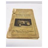 MASSEY HARRIS 101 SUPER TRACTOR  MANUAL