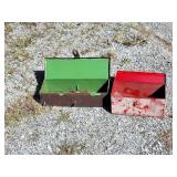2- METAL TOOL BOXES