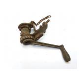 VINTAGE CAST IRON  CRANK- PULLEY