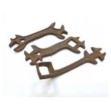 3- ANTIQUE WRENCHES