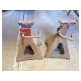 2- LARGE HEAVY DUTY JACK STANDS