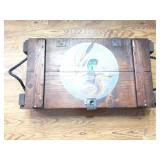 HAND PAINTED DUCK WOODEN DRY STORAGE BOX-