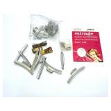 VINTAGE BUTTERFLY CLIPS AND HAIR ITEMS