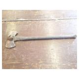 DOUBLE BLADE AX- WITH WOODEN HANDLE