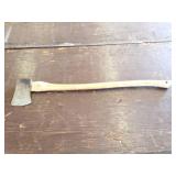 SINGLE BLADE AX WITH WOODEN HANDLE