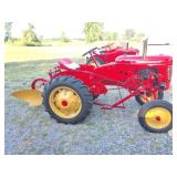 MASSEY HARRIS PONY WITH SINGLE BOTTOM PLOW