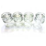 HEMINGRAY-  T.S.-  VINTAGE GLASS INSULATORS-
