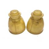 H.K. PORRER CO INC.- 106932- 2 VINTAGE INSULATORS