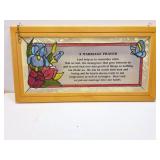 A MARRIAGE PRAYER STAINED GLASS ART
