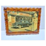CAR PRINT ON WOOD 9x12in
