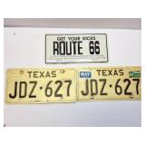 ASSORTED LICENSE PLATES