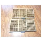 2- DISPLAY  DRAWERS-WALL SHADOW BOXES