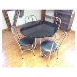 RETRO TABLE AND 4 CHAIRS