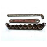VINTAGE RACHET AND SOCKET SET- ALLEN WRENCH