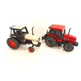 2- CASE TOY TRACTORS  - CASE 2294 DIE CAST AND