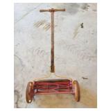MASSEY HARRIS PAINTED- VINTAGE REEL MOWER