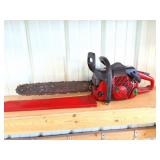 JONSARED CHAINSAW- WITH BLADE COVER- RUNS