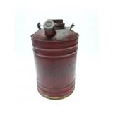 GASOLINE 1 GALLON VINTAGE TIN JUG