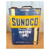 SUNOCO MERCURY MADE MOTOR OIL- NO LID