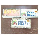1973 MICHIGAN LICENSE PLATE AND 2 MORE