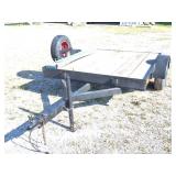 SINGLE AXLE TRAILER WITH ALUMINUM RAMPS