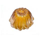 CARNIVAL GLASS SUNFLOWER BOWL- APPROXIMATELY 7