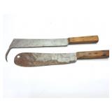 2- LARGE KNIVES