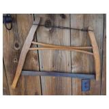 VINTAGE WOODEN BOW SAW