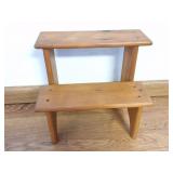 SMALL WOODEN STEP STOOL