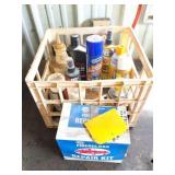NAPA FIBERGLASS REPAIR KIT AND ASSORTMENT OF